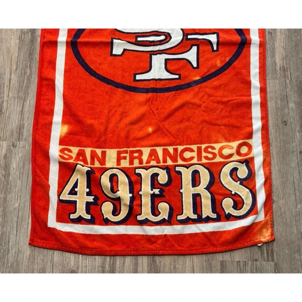 Vintage San Francisco 49ers Beach Towel 90s 58
